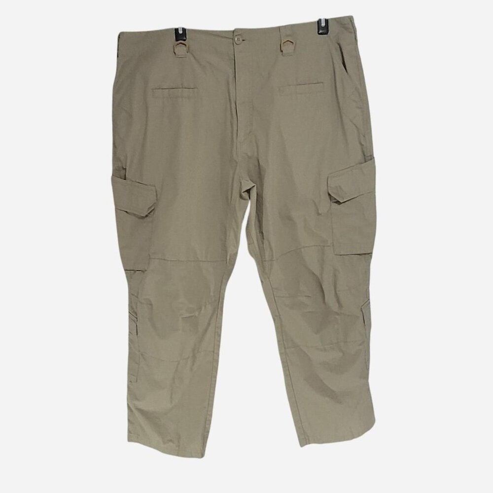 LA Police Gear Khaki Baggy Fit Cargo Pants | 44x32